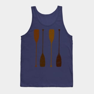 Canoe paddle rafting water sports Tank Top